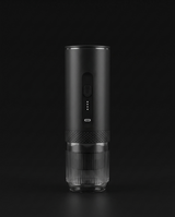 Umbrali One assembled, matte black studio shot